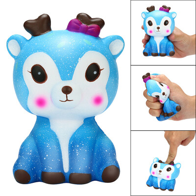 

Gotoamei Kawaii Cartoon Galaxy Deer Squishy Slow Rising Cream Scented Stress Reliever Toy