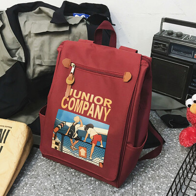 

Insfeng schoolbag female Korean version of high school students backpack junior high-capacity fashion brand shoulder bag