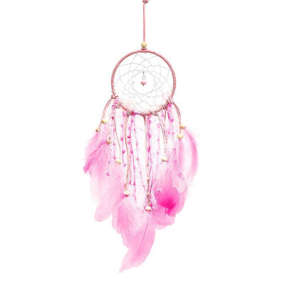 

Feather Beads Dream Catcher Net Dreamcatcher Home Hanging Decor Ornament