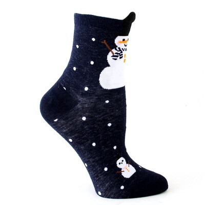 

Womens Socks Warm Christmas Cotton Socks Cosy Female Cute Animal Printed Hosiery