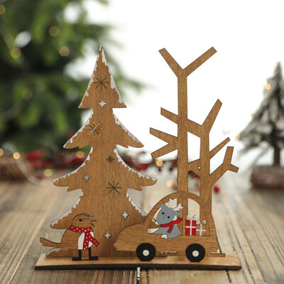 

Siaonvr Christmas DIY Wooden Ornaments Childrens Educational Toys Unique Party Supplies