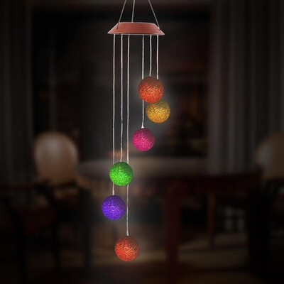 

Solar Powered LED Light Hanging Wind Chimes Garden Outdoor Lamp Colour Changing