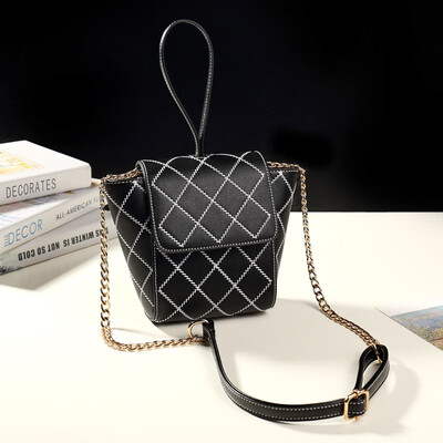 

Chic rhombic chain small bag female 2019 on the new wave Korean version ins fashion portable small slung shoulder bag