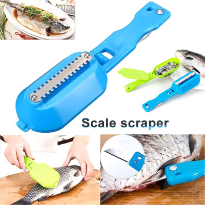 

Portable 2 in 1 Fish Skin Scale Remover Scraper Peeler Cleaner Kitchen Tool