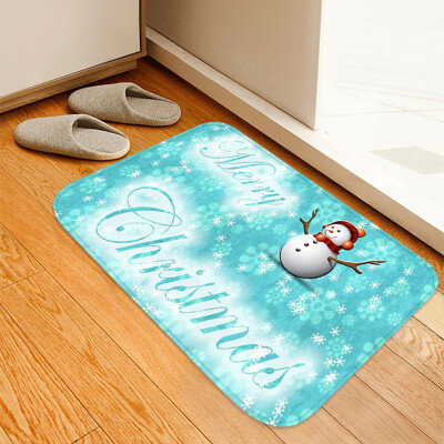 

Tailored Christmas Carpet Kitchen Doorway Bathroom Floor Carpet Floor Mat Print 40x60cm