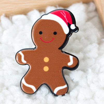 

Charm 3Pcs Enamel Christmas Tree Santa Claus Snowman Elk Badges Pin Brooches For Women Men Kids Xmas Party Jewelry Gift
