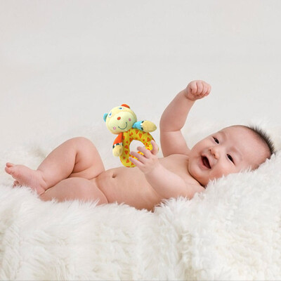 

Baby Kids Infant Handbells Cartoon Soft Plush Developmental Toys