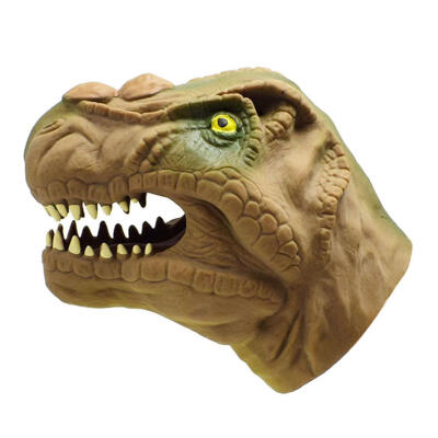 

Soft TPR Tyrannosaurus Dinosaur Hand Puppet Gloves Children Funny Trick Toy