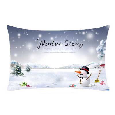 

〖Follure〗Christmas Rectangle Cotton Linter Pillow Cases Cushion Covers