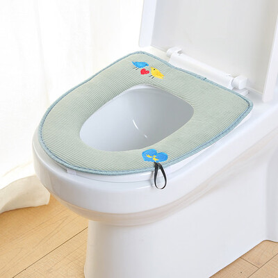 

Soft Washable Bathroom Toilet Seat Cover Toilet Seat Cloth Mat Cover Pad Cushion