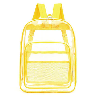 

Waterproof Transparent Travel Backpacks PVC Women Large Capacity Knapsack