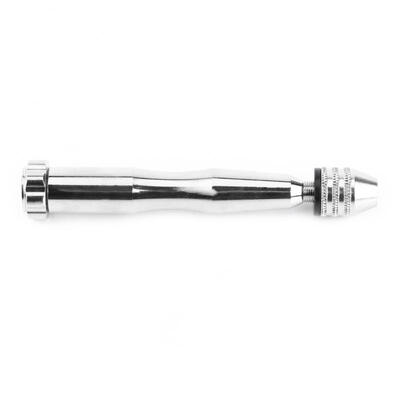 

Greensen Silver Color Wide Grasp Range Chuck Hand Twist Drill With 10 HHS Drill Bits Wood Drilling Tool