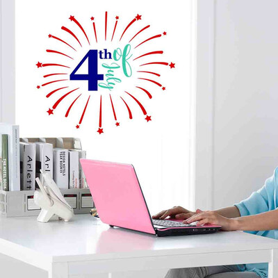 

〖Follure〗Independence Day July 4 Vinyl DIY Wall Sticker Decals Home Decor Bedroom