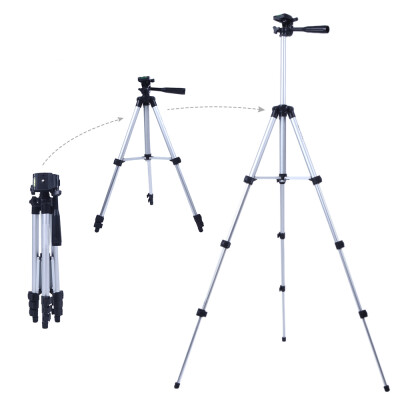 

3110A Pro Camera Tripod Lightweight Flexible Portable Three-way Head for Sony Canon Nikon