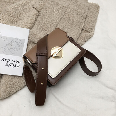 

Hong Kong style retro broadband small square bag 2019 new autumn&winter Korean version of 100 lap network celebrity girl singl