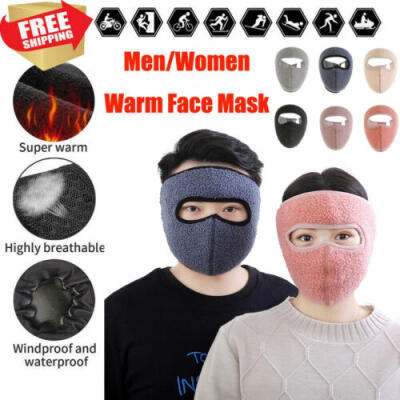 

Unisex Winter Half Face Mask Motorcycle Windproof Hat Warm Riding Dustproof Mask