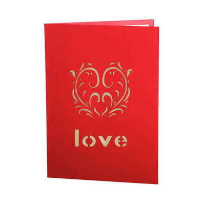 

3D Pop Up Cards Valentine Greeting Card Festival Postcard Birthday Gifts