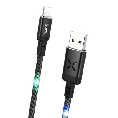 

U63 Fast Charging Charger Cable Micro USB Voice Strobe Data Cable For IPhone Android And More-MICRO USB
