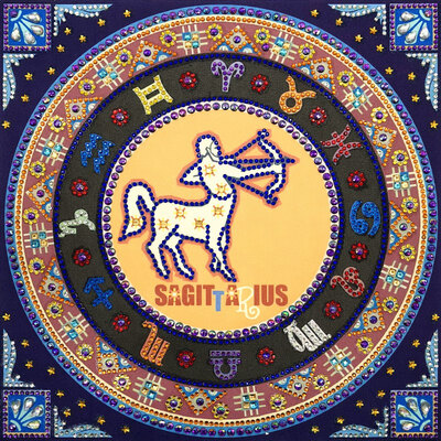 

DIY Crystal Rhinestone Diamond Painting 12 Zodiac Constellations Cross Stitch Pictures Wall Hanging Decor Embroidery Paintings