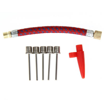 

7 Pcs Needle Valve Connector Pump Adaptor Set Kit for Football Bicycle