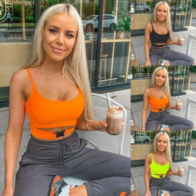

Women Slim Tank Top Sexy Crop Top Short Sleeve T-Shirt Blouse Clubwear Hot