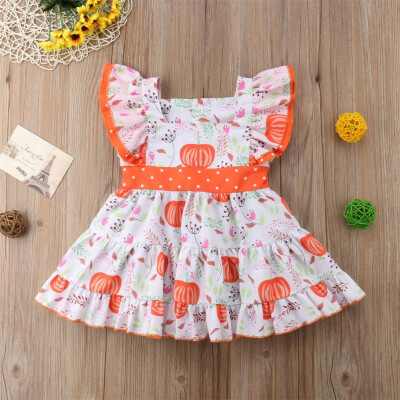 

Newborn Toddler Baby Girls Kids Party Pageant Tutu Dress Sundress Clothes 1-6T