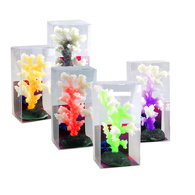 

Siaonvr Aquarium Decoration Artificial Coral for fish Tank Resin Ornaments PP