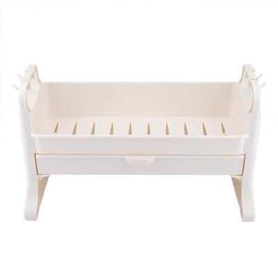 

Greensen Bathroom Kitchen Corner Shelf Storage Drawer Standing Rack Holder Makeup Organizer