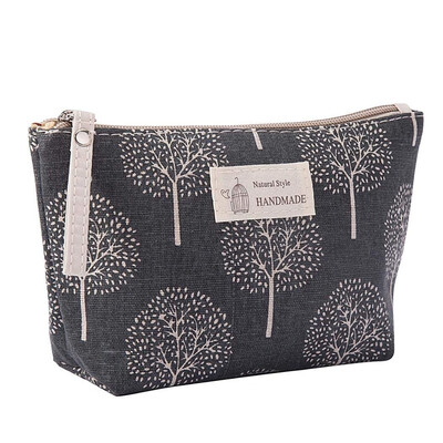 

JPGIF Cotton And Linen Large-Capacity Cosmetic Bag Multi-function Travel Cosmetic Bag