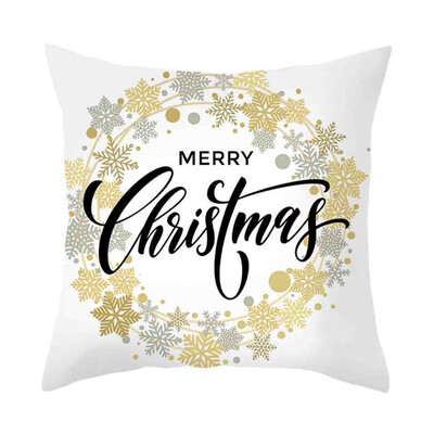 

Siaonvr Christmas Pillow Cover Decor Pillow Case Sofa Waist Throw Cushion Cover