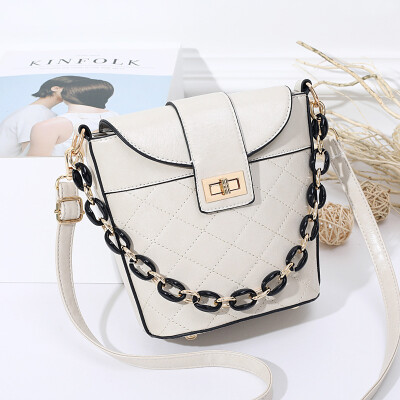 

Bucket bag chain bucket bag new tide chain bucket bag Korea new tide chain bucket bag