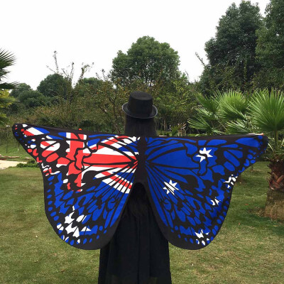 

Toponeto Soft Fabric Butterfly Wings Shawl Fairy Ladies Nymph Pixie Costume Accessory