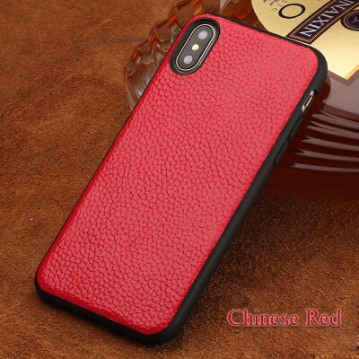 

Leather phone case iPhone5 6 7 8s plus protective shell lychee pattern all-inclusive for x xs max xr phone case