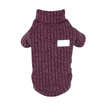 

Dog Clothes For Small Dog Unisex Autumn Winter Pet Simple Knitwear Warm Turtleneck Sweater For Small Medium Dogs Sweater To Keep