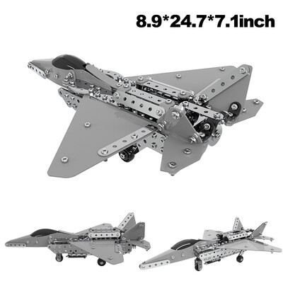 

〖Follure〗Faghter Plane Set 485 pcs Car Model 3D Puzzle Kid Toy STEM Education Toy