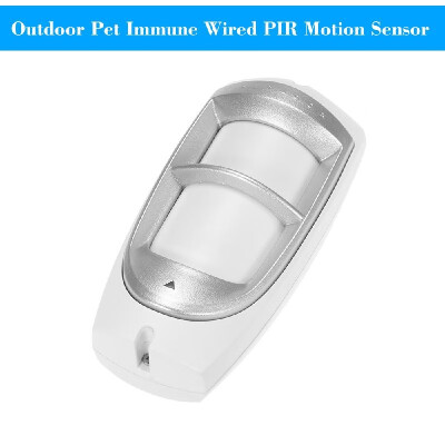 

Pet Immune Wired PIR Motion Sensor Passive Infrared Detector Dual PIR detector Outdoor Weather Proof For Home Burglar Security Ala