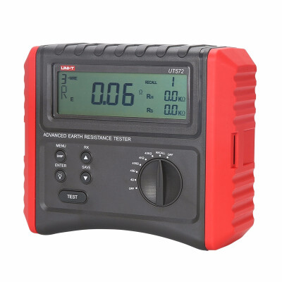 

UNI-T UT572 Advance Earth Reistance Tester Ground Resistance Test Soil Resistivity Test Data Storage LCD Backlight