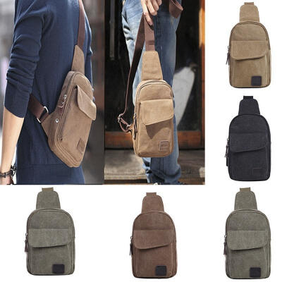 

Boys Men Vintage Canvas Cross Body Bag Satchel Casual Singer Shoulder Messenger Bags 5 Colors