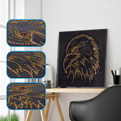 

Siaonvr Fluorescent Diamond Painting DIY 5D Partial Drill Cross Stitch Kits Crystal Rhin