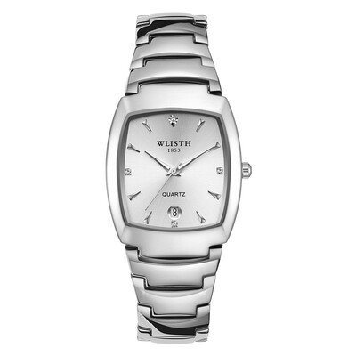 

Business couple watches custom mens&womens luminous waterproof steel belt quartz watch