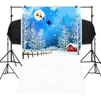 

Tailored Christmas Backdrops Snow Vinyl 3x5FT Background Photography Studio