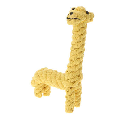 

Giraffe Cotton Rope Toy Weave Knots Pet Dog Chew Training Toy Pet Supplies