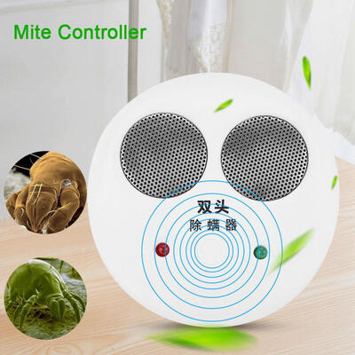 

Greensen 220V Ultrasonic Dust Mite Controller Repeller Electric Plug In Dual Head Mites Removing Device