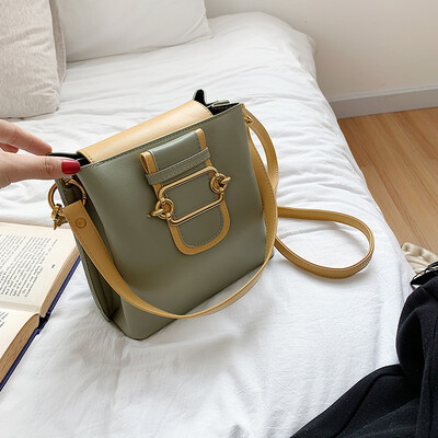 

Ins summer leisure bag fashion small fresh impingement bucket bag new 2019 fashion single shoulder slant womens bag