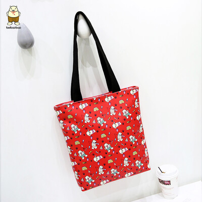 

Fall 2019 new ladies Korean fashion Joker shoulder slung handbag tote bag female x