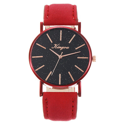 

RM Women Leather Belt Watch Starry Sky Geneva Simple Belt Watch