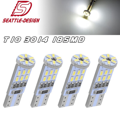 

4x Super White T10 192 194 3014 LED Map Dome License Plate Interior Light Bulbs