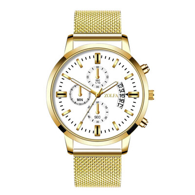 

Gobestart Luxury Watches Quartz Watch Stainless Steel Dial Casual Bracele Watch