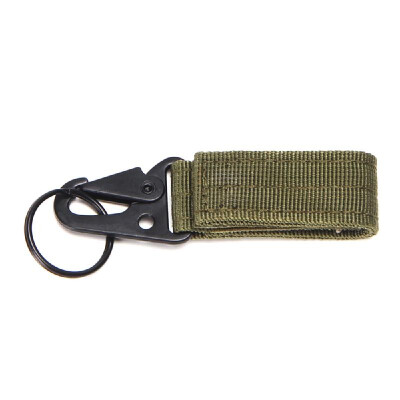 

Multifunctional Belts Clip Camping Hiking Backpack Bag Webbing Connecting Buckle Hook with Key-ring Keychain Outdoor Tools Accesso