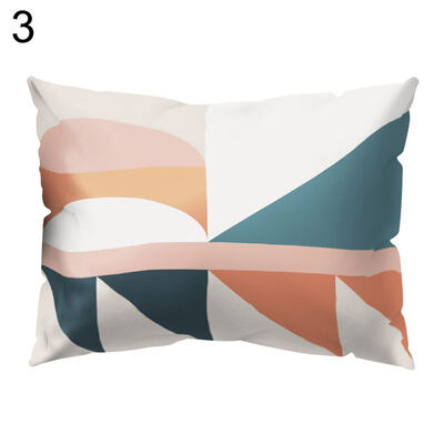 

Marble Grain Color Block Pillow Cover Cushion Case Car Sofa Bedroom Hotel Decor